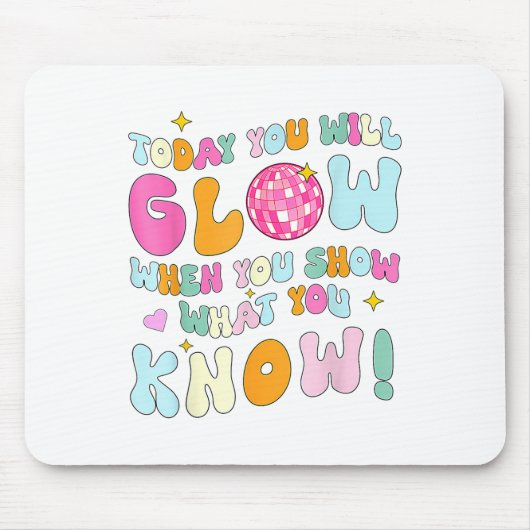 Giraffe mit Herzgles Liebe Feier Valentine Mousepad (Vorne)