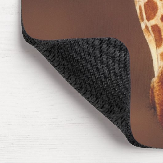 Giraffe mit Kalb (Giraffa camelopardalis) Mousepad (Ecke)