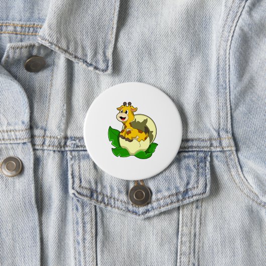 Giraffe mit Leaf & Egg Button (Beispiel)