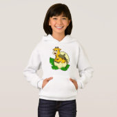 Giraffe mit Leaf & Egg Hoodie (Vorne ganz)