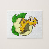 Giraffe mit Leaf & Egg Puzzle (Horizontal)