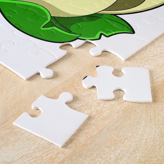 Giraffe mit Leaf & Egg Puzzle (Seite)