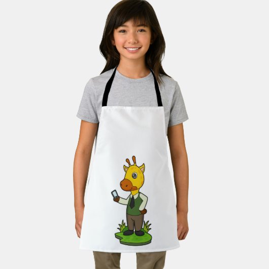 Giraffe mit Mobile Schürze (Insitu)