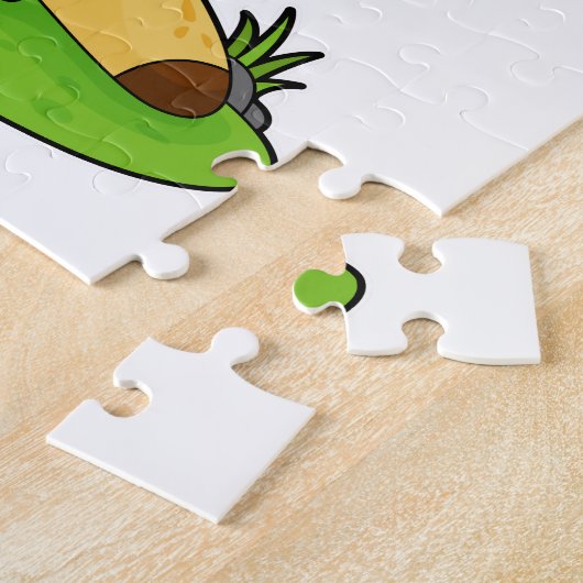 Giraffe mit Party-Hut Puzzle (Seite)