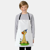 Giraffe mit Party-Hut Schürze (Getragen)