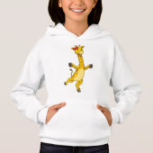 Giraffe mit Ribbon Hoodie (Vorderseite)