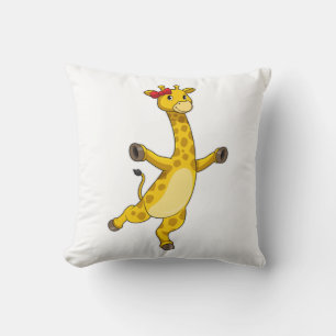 Giraffe mit Ribbon Kissen