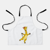 Giraffe mit Ribbon Schürze (Vorderseite)