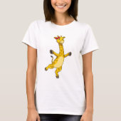 Giraffe mit Ribbon T-Shirt (Vorderseite)