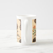 Giraffe mit Rose Tasse Geschenk Funny (Rückseite)