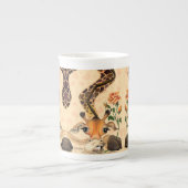 Giraffe mit Rose Tasse Geschenk Funny (Vorderseite)