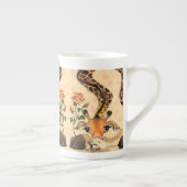 Giraffe mit Rose Tasse Geschenk Funny (Rechts)