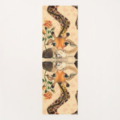 Giraffe mit Rose Yoga Mat Gentleman Yogamatte (Vorderseite)