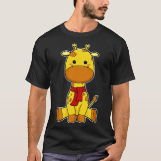 Giraffe mit Scarf 3 T-Shirt