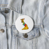 Giraffe mit Scarf Button (Beispiel)