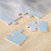 Giraffe mit schwarzer Brille in der Wolke Puzzle (Seite)