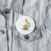 Giraffe mit Segelboot Button (Beispiel)