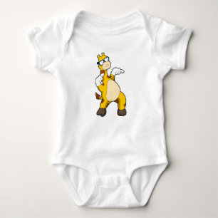 Giraffe mit Sonnenbrille Baby Strampler