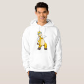 Giraffe mit Sonnenbrille Hoodie (Vorne ganz)