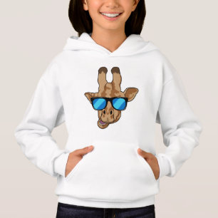 Giraffe mit Sonnenbrille Hoodie