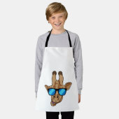 Giraffe mit Sonnenbrille Schürze (Getragen)