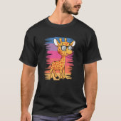 Giraffe mit Sonnenbrille Süße Tier für Männer Frau T-Shirt (Vorderseite)