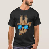 Giraffe mit Sonnenbrille T-Shirt (Vorderseite)