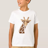 Giraffe mit Sonnenbrille T-Shirt (Vorderseite)