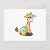 Giraffe mit Unterhosen Postkarte (Vorderseite)
