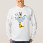 Giraffe mit Wolken T-Shirt (Vorderseite)