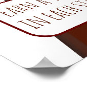 Giraffe Mittlerdiagramm, Plakatpapier (Matte) Poster (Ecke)