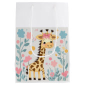 Giraffe Mittlere Geschenktüte (Rückseite)