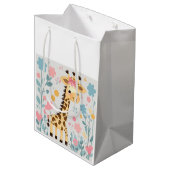 Giraffe Mittlere Geschenktüte (Rückseite Schrägansicht)