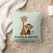 Giraffe & Monkey | Jungle Friends Dekoration für K Kissen (Decke)