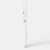 Giraffe Monogramm-Handy-Fall für Wasserfarben iPhone Hülle (Linke Seite)