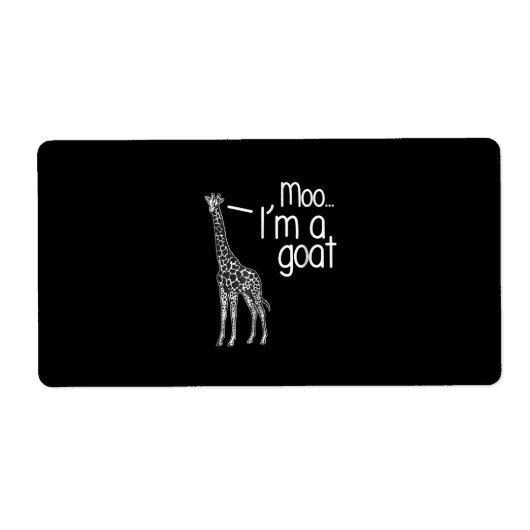 Giraffe Moo I bin eine Ziege (Vorne)