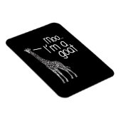 Giraffe Moo I bin eine Ziege Magnet (Rechte Seite)
