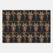 Giraffe Mosaic Stainglas Geschenkpapier Set (Vorderseite 3)