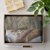 Giraffe Mother Baby Nah Up Decoupage Seidenpapier (Geschenk)