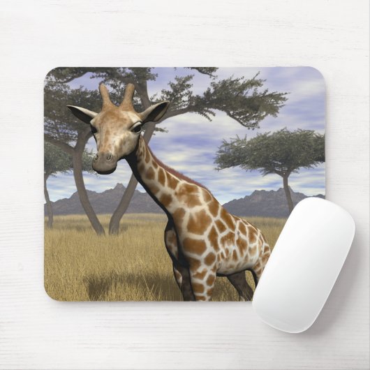 Giraffe Mousepad (Mit Mouse)
