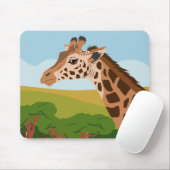 Giraffe Mousepad (Mit Mouse)