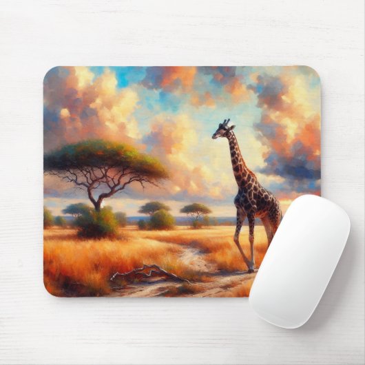 Giraffe Mousepad (Mit Mouse)