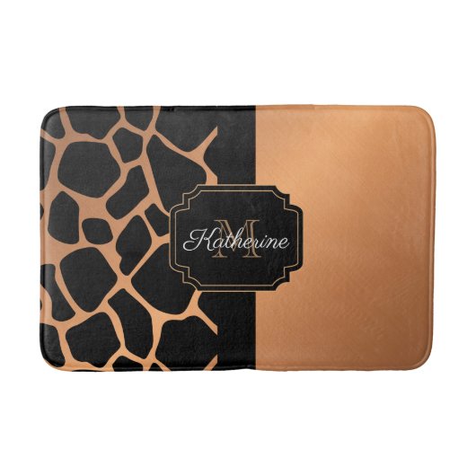 Giraffe Muster Badematte (Vorderseite)