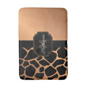 Giraffe Muster Badematte (Vorderseite Vertikal)