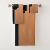 Giraffe Muster Badhandtuch Set (Insitu)