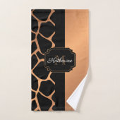 Giraffe Muster Badhandtuch Set (Handtuch)