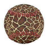 Giraffe Muster Baseball (Rückseite)