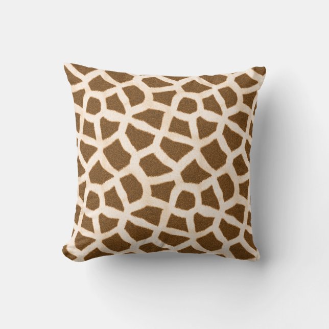 Giraffe Muster Dekorator Akzent Pillow Kissen (Vorderseite)
