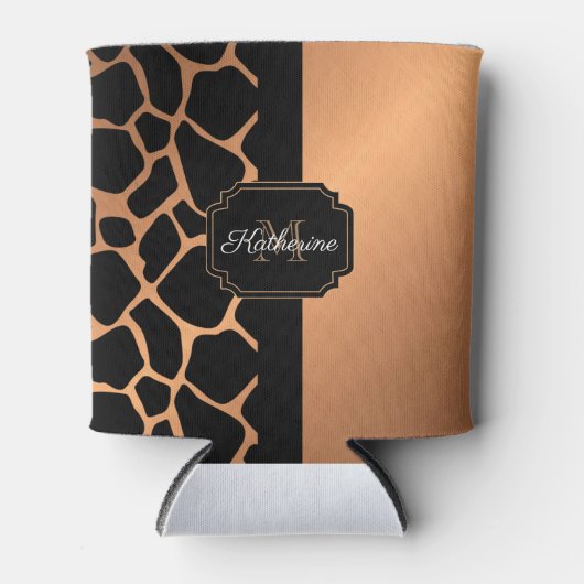 Giraffe Muster Dosenkühler (Vorderseite)