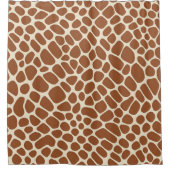 Giraffe Muster Duschvorhang (Vorderseite)